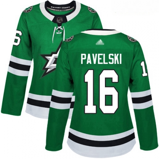 Stars #16 Joe Pavelski Green Home Authentic Women Stitched Hockey Jersey Stars #16 Joe Pavelski Green Home Authentic Women Stitched Hockey Jersey