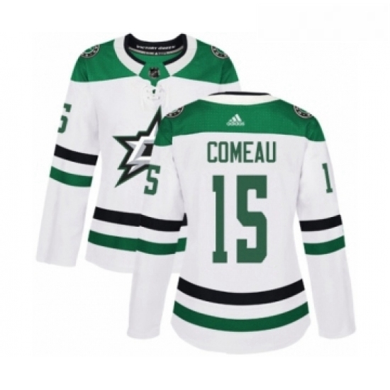 Womens Adidas Dallas Stars 15 Blake Comeau Authentic White Away NHL Jersey Womens Adidas Dallas Stars 15 Blake Comeau Authentic White Away NHL Jersey
