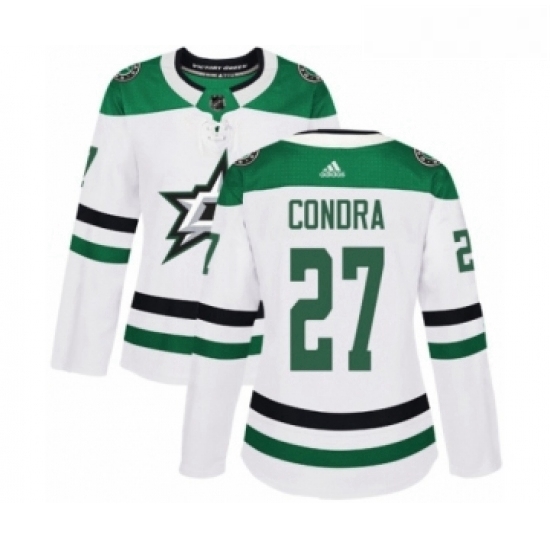 Womens Adidas Dallas Stars 27 Erik Condra Authentic White Away NHL Jersey Womens Adidas Dallas Stars 27 Erik Condra Authentic White Away NHL Jersey