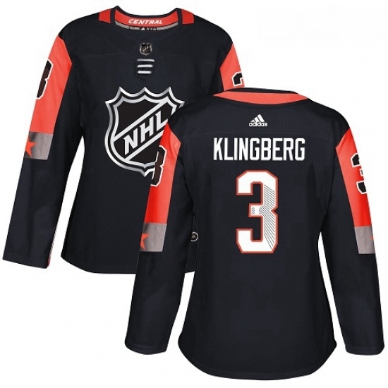 Womens Adidas Dallas Stars 3 John Klingberg Authentic Black 2018 All Star Central Division NHL Jersey Womens Adidas Dallas Stars 3 John Klingberg Authentic Black 2018 All Star Central Division NHL Jersey