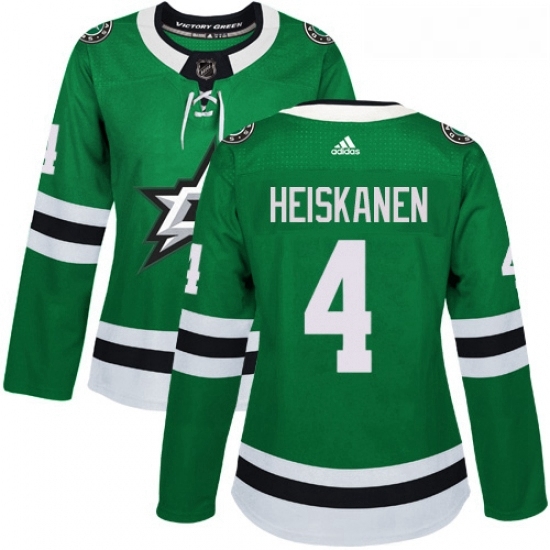 Womens Adidas Dallas Stars 4 Miro Heiskanen Premier Green Home NHL Jersey Womens Adidas Dallas Stars 4 Miro Heiskanen Premier Green Home NHL Jersey