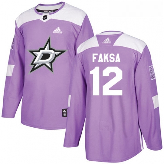 Youth Adidas Dallas Stars 12 Radek Faksa Authentic Purple Fights Cancer Practice NHL Jersey Youth Adidas Dallas Stars 12 Radek Faksa Authentic Purple Fights Cancer Practice NHL Jersey