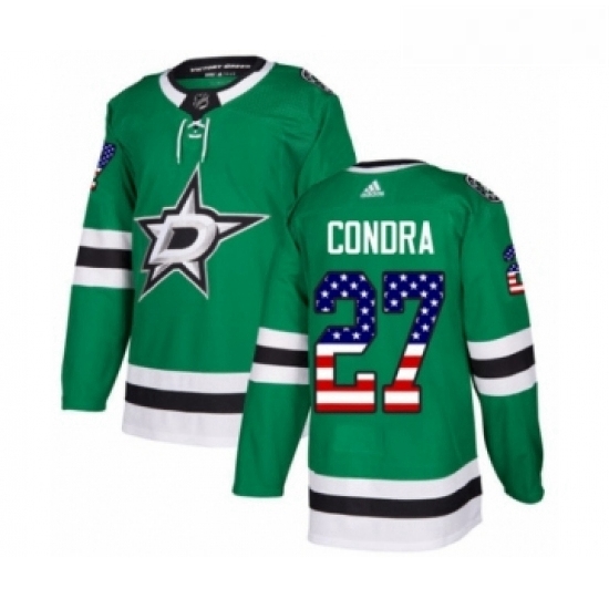 Youth Adidas Dallas Stars 27 Erik Condra Authentic Green USA Flag Fashion NHL Jersey Youth Adidas Dallas Stars 27 Erik Condra Authentic Green USA Flag Fashion NHL Jersey