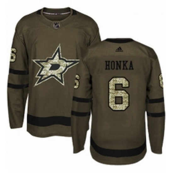 Youth Adidas Dallas Stars 6 Julius Honka Premier Green Salute to Service NHL Jersey Youth Adidas Dallas Stars 6 Julius Honka Premier Green Salute to Service NHL Jersey