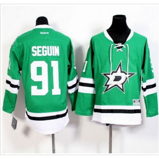 Youth Dallas Stars #91 Tyler Seguin Green Stitched NHL Jersey Youth Dallas Stars #91 Tyler Seguin Green Stitched NHL Jersey