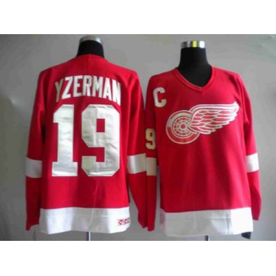 Deroit Red wings Jersey 19# YZERMAN red Deroit Red wings Jersey 19# YZERMAN red