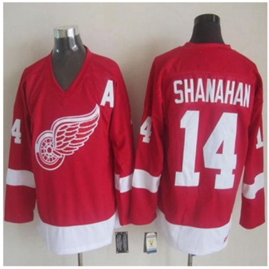 Detroit Red Wings #14 Brendan Shanahan Red CCM Throwback Stitched NHL jersey Detroit Red Wings #14 Brendan Shanahan Red CCM Throwback Stitched NHL jersey