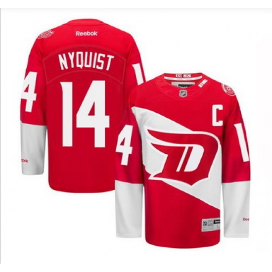 Detroit Red Wings #14 Gustav Nyquist Red 2016 Stadium Series Stitched NHL Jersey Detroit Red Wings #14 Gustav Nyquist Red 2016 Stadium Series Stitched NHL Jersey