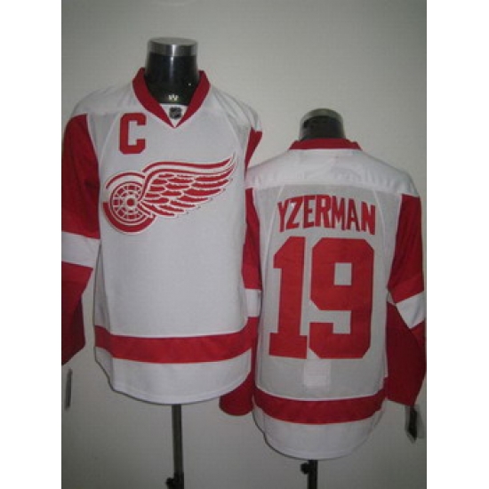 Detroit Red Wings 19 YZERMAN white Jerseys Detroit Red Wings 19 YZERMAN white Jerseys