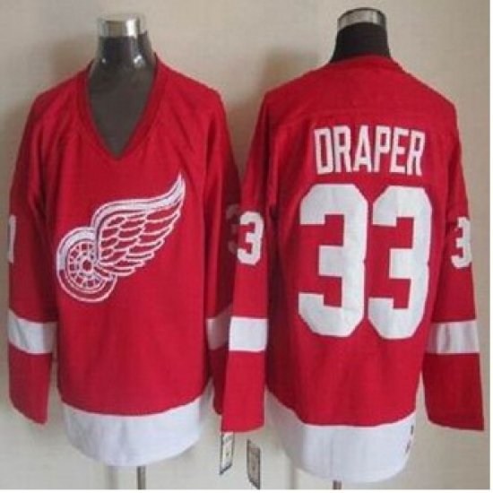 Detroit Red Wings #33 Kris Draper Red CCM Throwback Stitched NHL Jersey Detroit Red Wings #33 Kris Draper Red CCM Throwback Stitched NHL Jersey