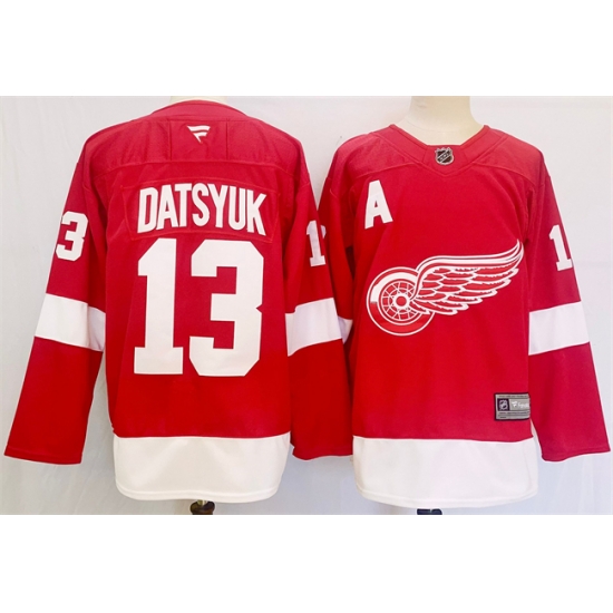 Men Detroit Red Wings 13 Pavel Datsyuk Red 2024 25 Stitched Jersey Men Detroit Red Wings 13 Pavel Datsyuk Red 2024 25 Stitched Jersey