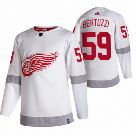 Men Detroit Red Wings 59 Tyler Bertuzzi White Adidas 2020 21 Reverse Retro Alternate NHL Jersey Men Detroit Red Wings 59 Tyler Bertuzzi White Adidas 2020 21 Reverse Retro Alternate NHL Jersey