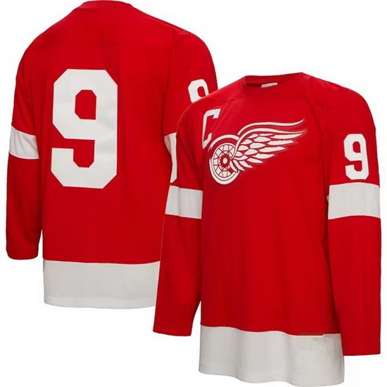 Men Detroit Red Wings 9 Gordie Howe Red 1960 Mitchell 26 Ness Stitched Jersey Men Detroit Red Wings 9 Gordie Howe Red 1960 Mitchell 26 Ness Stitched Jersey