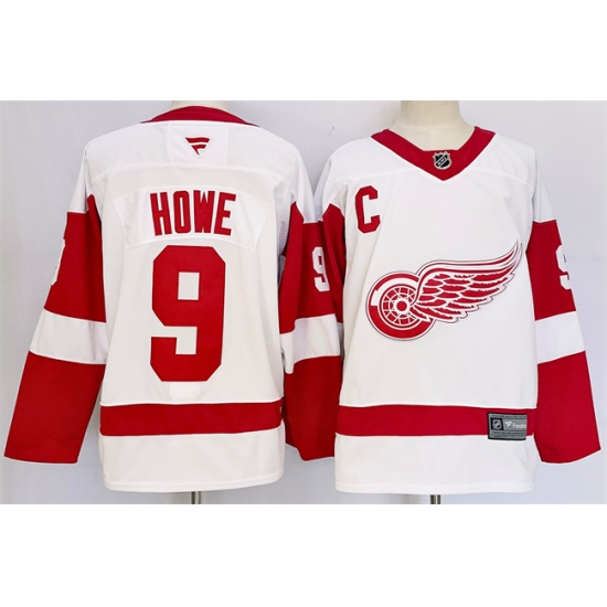 Men Detroit Red Wings 9 Gordie Howe White 2024 25 Stitched Jersey Men Detroit Red Wings 9 Gordie Howe White 2024 25 Stitched Jersey