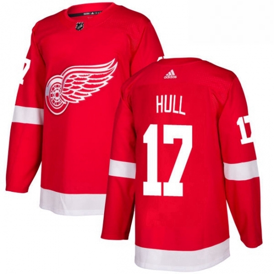 Mens Adidas Detroit Red Wings 17 Brett Hull Authentic Red Home NHL Jersey Mens Adidas Detroit Red Wings 17 Brett Hull Authentic Red Home NHL Jersey
