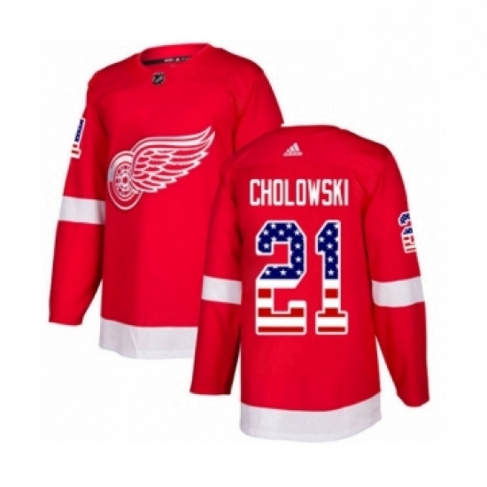 Mens Adidas Detroit Red Wings 21 Dennis Cholowski Premier Red Home NHL Jersey Mens Adidas Detroit Red Wings 21 Dennis Cholowski Premier Red Home NHL Jersey
