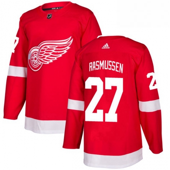 Mens Adidas Detroit Red Wings 27 Michael Rasmussen Premier Red Home NHL Jersey Mens Adidas Detroit Red Wings 27 Michael Rasmussen Premier Red Home NHL Jersey