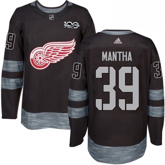 Mens Adidas Detroit Red Wings 39 Anthony Mantha Premier Black 1917 2017 100th Anniversary NHL Jersey Mens Adidas Detroit Red Wings 39 Anthony Mantha Premier Black 1917 2017 100th Anniversary NHL Jersey