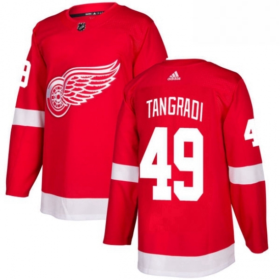 Mens Adidas Detroit Red Wings 49 Eric Tangradi Premier Red Home NHL Jersey Mens Adidas Detroit Red Wings 49 Eric Tangradi Premier Red Home NHL Jersey