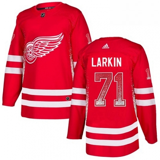 Mens Adidas Detroit Red Wings 71 Dylan Larkin Authentic Red Drift Fashion NHL Jersey Mens Adidas Detroit Red Wings 71 Dylan Larkin Authentic Red Drift Fashion NHL Jersey