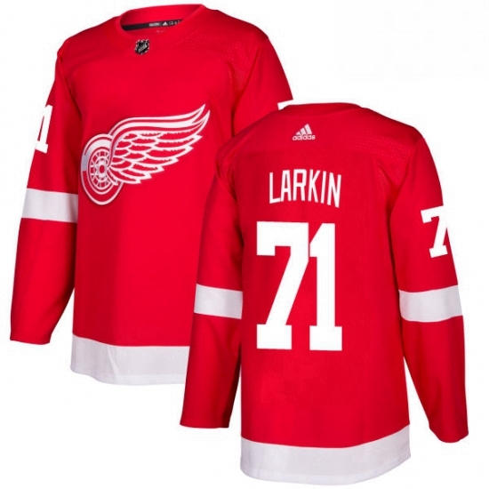 Mens Adidas Detroit Red Wings 71 Dylan Larkin Authentic Red Home NHL Jersey Mens Adidas Detroit Red Wings 71 Dylan Larkin Authentic Red Home NHL Jersey