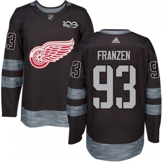 Mens Adidas Detroit Red Wings 93 Johan Franzen Premier Black 1917 2017 100th Anniversary NHL Jersey Mens Adidas Detroit Red Wings 93 Johan Franzen Premier Black 1917 2017 100th Anniversary NHL Jersey