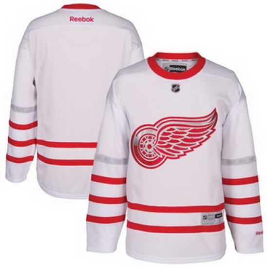 Mens Detroit Red Wings Reebok White 2017 Centennial Classic Premier Blank Jersey Mens Detroit Red Wings Reebok White 2017 Centennial Classic Premier Blank Jersey
