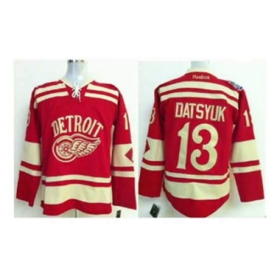 NHL Detroit Red Wings #13 Datsyuk red[2014 winter classic]