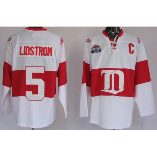 RBK Deroit Red wings #5 Nicklas Lidstrom White Winter Classic RBK Deroit Red wings #5 Nicklas Lidstrom White Winter Classic