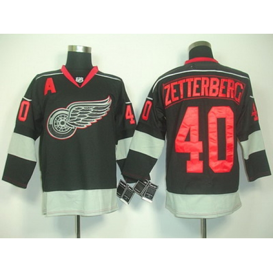 nhl detoit red wings #40 zetterberg black A patch nhl detoit red wings #40 zetterberg black A patch
