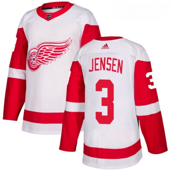 Womens Adidas Detroit Red Wings 3 Nick Jensen Authentic White Away NHL Jersey Womens Adidas Detroit Red Wings 3 Nick Jensen Authentic White Away NHL Jersey