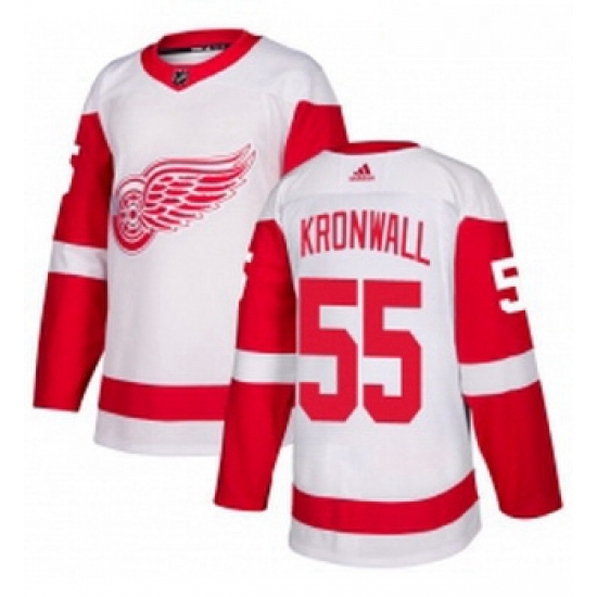 Womens Adidas Detroit Red Wings 55 Niklas Kronwall Authentic White Away NHL Jersey Womens Adidas Detroit Red Wings 55 Niklas Kronwall Authentic White Away NHL Jersey