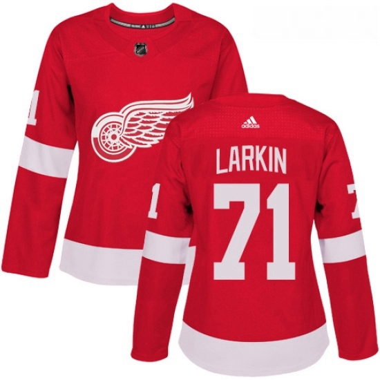 Womens Adidas Detroit Red Wings 71 Dylan Larkin Premier Red Home NHL Jersey Womens Adidas Detroit Red Wings 71 Dylan Larkin Premier Red Home NHL Jersey