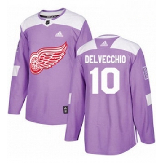 Youth Adidas Detroit Red Wings 10 Alex Delvecchio Authentic Purple Fights Cancer Practice NHL Jersey Youth Adidas Detroit Red Wings 10 Alex Delvecchio Authentic Purple Fights Cancer Practice NHL Jersey