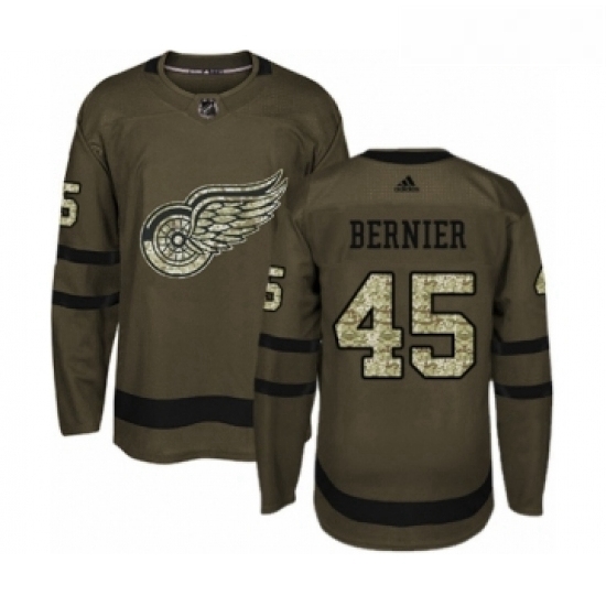 Youth Adidas Detroit Red Wings 45 Jonathan Bernier Premier Green Salute to Service NHL Jersey Youth Adidas Detroit Red Wings 45 Jonathan Bernier Premier Green Salute to Service NHL Jersey