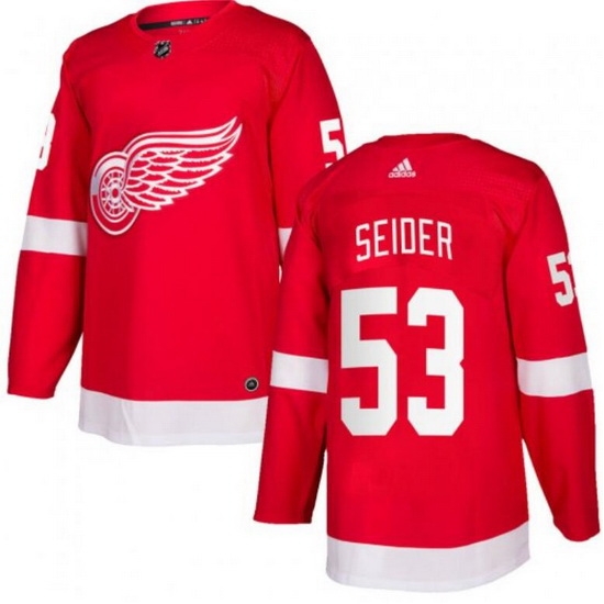Youth Detroit Red Wings 53 Moritz Seider Red Stitched Jersey Youth Detroit Red Wings 53 Moritz Seider Red Stitched Jersey
