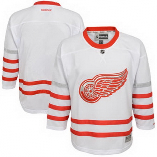 Youth Detroit Red Wings Reebok White 2017 Centennial Classic Premier Blank Jersey Youth Detroit Red Wings Reebok White 2017 Centennial Classic Premier Blank Jersey