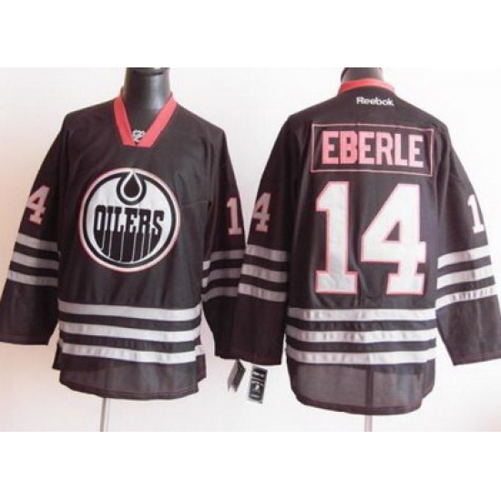 Edmonton Oilers 14 Jordan Eberle 2012 Black Jerseys Edmonton Oilers 14 Jordan Eberle 2012 Black Jerseys