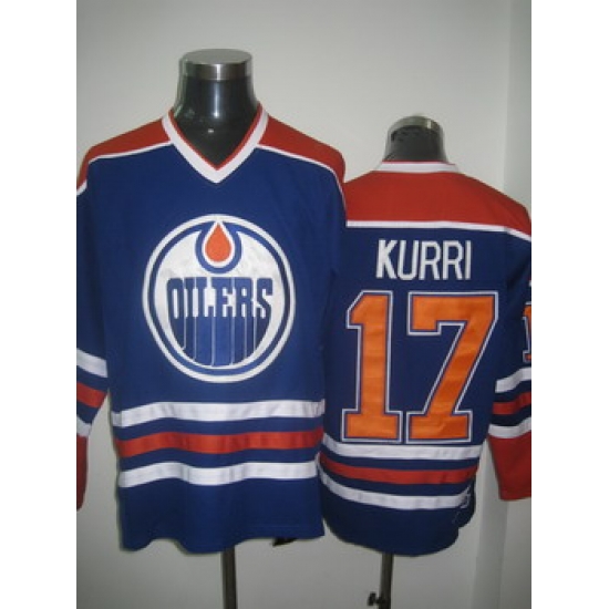 Edmonton Oilers 17 KURRI blue Jerseys Edmonton Oilers 17 KURRI blue Jerseys
