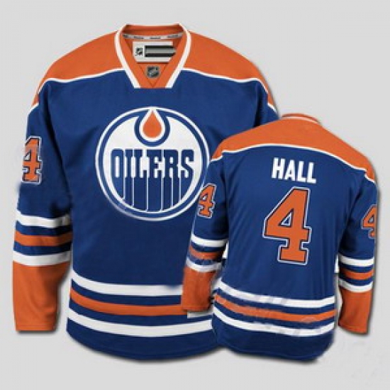 Edmonton Oilers 4 Taylor Hall Blue Jersey NHL Jerseys Ice Hockey Jerseys Edmonton Oilers 4 Taylor Hall Blue Jersey NHL Jerseys Ice Hockey Jerseys