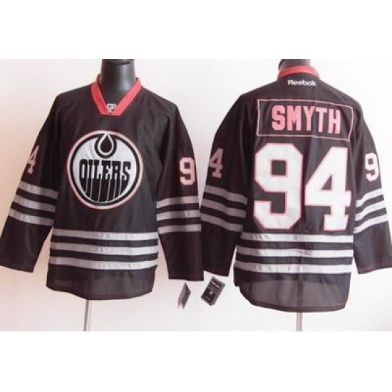 Edmonton Oilers 94 Ryan Smyth 2012 Black Jerseys Edmonton Oilers 94 Ryan Smyth 2012 Black Jerseys