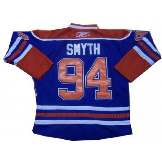 Edmonton Oilers 94 Ryan Smyth Blue Ice Hockey Jerseys Edmonton Oilers 94 Ryan Smyth Blue Ice Hockey Jerseys