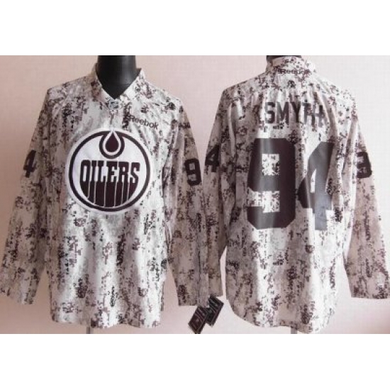 Edmonton Oilers 94# Ryan Smyth White Camo NHL Jerseys Edmonton Oilers 94# Ryan Smyth White Camo NHL Jerseys