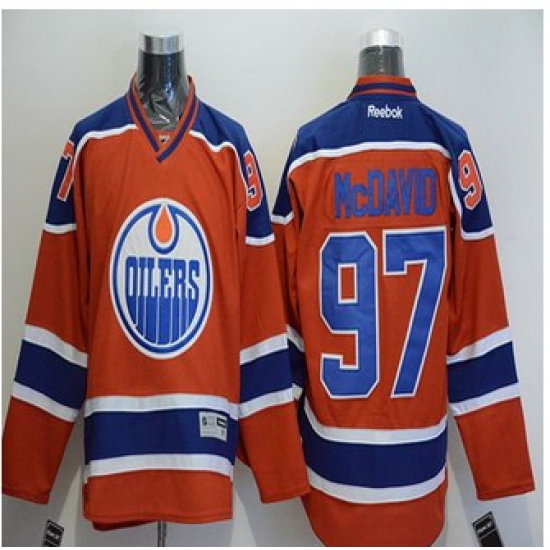 Edmonton Oilers #97 Connor McDavid Orange Stitched NHL Jersey Edmonton Oilers #97 Connor McDavid Orange Stitched NHL Jersey