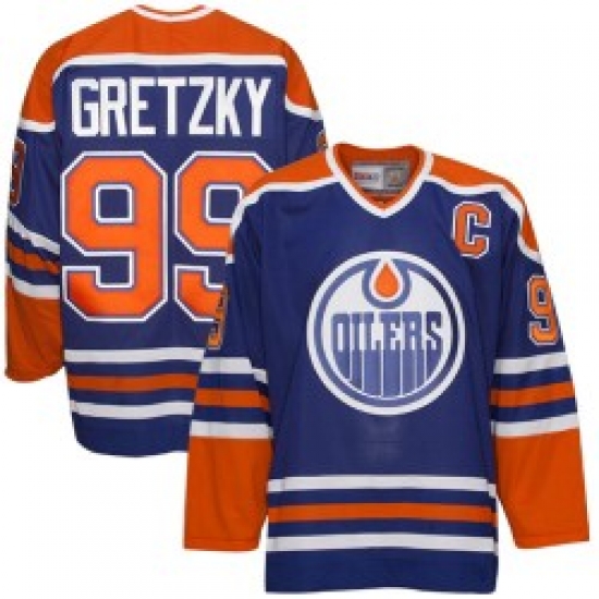 Edmonton Oilers 99 Wayne Gretzky Royal Blue Heroes of Hockey Jersey Edmonton Oilers 99 Wayne Gretzky Royal Blue Heroes of Hockey Jersey
