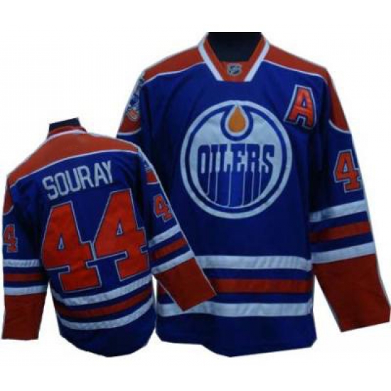 Edmonton Oilers SOURAY #44 blue Edmonton Oilers SOURAY #44 blue