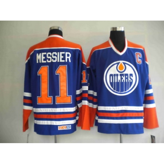 Hockey Jerseys Edmonton Oilers #11 MESSIEK Blue Hockey Jerseys Edmonton Oilers #11 MESSIEK Blue