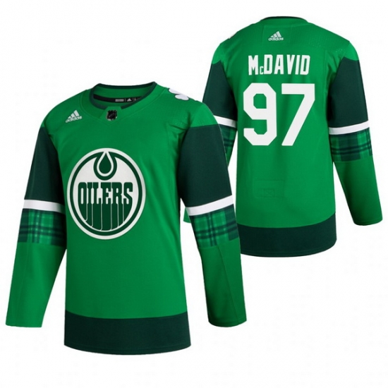 Men Edmonton Oilers 97 Connor McDavid Green 2020 Adidas Jersey Men Edmonton Oilers 97 Connor McDavid Green 2020 Adidas Jersey