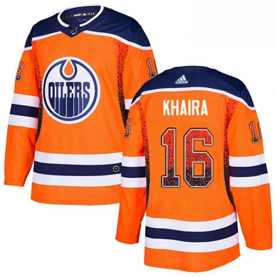 Mens Adidas Edmonton Oilers 16 Jujhar Khaira Authentic Orange Drift Fashion NHL Jersey Mens Adidas Edmonton Oilers 16 Jujhar Khaira Authentic Orange Drift Fashion NHL Jersey