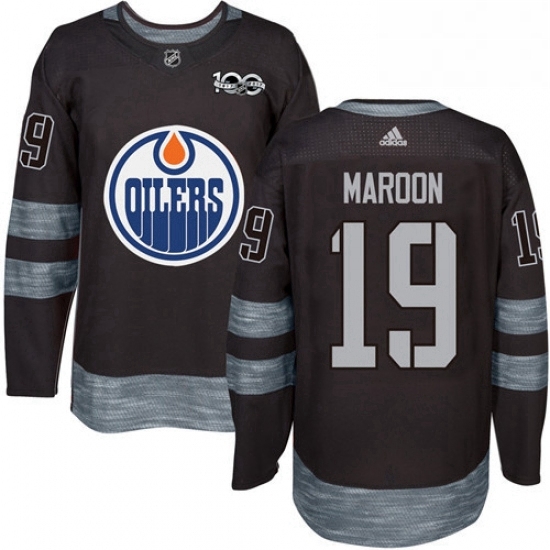 Mens Adidas Edmonton Oilers 19 Patrick Maroon Authentic Black 1917 2017 100th Anniversary NHL Jersey Mens Adidas Edmonton Oilers 19 Patrick Maroon Authentic Black 1917 2017 100th Anniversary NHL Jersey